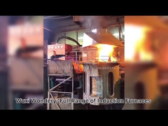 کوره ذوب القایی فرکانس متوسط ​​پوسته آلومینیوم حداکثر 1900 درجه سانتیگراد