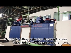 کوره القایی صنعتی 5T 60mins ذوب پوسته فولادی برای ذوب فولاد 3000KW