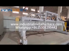 یک فریم جابجا کننده پوشش برای کوره درمان حرارتی نوع گودال