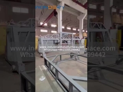 یک فریم جابجا کننده پوشش برای یک کوره نوع گودال برای درمان گرما