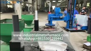 کوره بوته گرافیتی با مشعل گلوله چوب - آلودگی صفر، انتشار کم