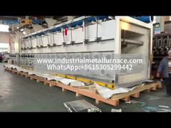 کوره عملیات حرارتی تسمه مشبک غلتکی مستمر گاز سوز برای اتصال دهنده ها