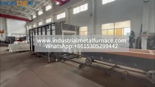 کوره کالسکه برقی قابل تنظیم | عملیات حرارتی دقیق برای قطعات صنعتی در مقیاس بزرگ