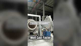 کوره ذوب آلومینیوم گاز کج هیدرولیک | ریخته گری کارآمد شمش آلومینیوم برای ریخته گری فلز