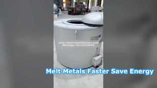کوره ذوب فلزات غیرآهنی گرمایش مقاومت الکتریکی - راندمان بالا