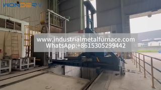 کوره عملیات حرارتی خودکار با بارگیری لیفتراک: کوئنچینگ با سرعت بالا برای فلزات سنگین | WUXI