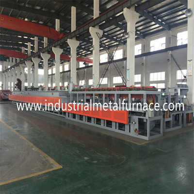 خرید 750 کیلوگرم/ساعت کوره عملیات حرارتی تسمه توری گازی پیوسته برای اتصالات پیچ مهره online manufacture