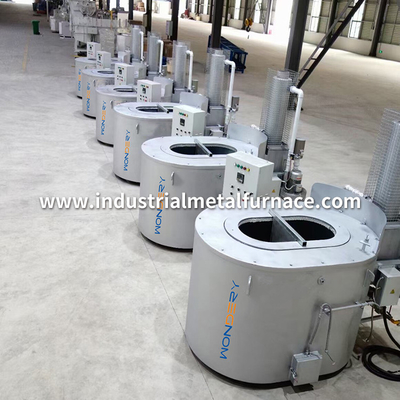 خرید کوره ذوب آلومینیوم صنعتی 300 تا 1000 کیلوگرمی گرافیتی گازی با ریکپراتور online manufacture