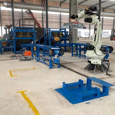 خرید دستگاه انباشته شمش آلومینیوم اتوماتیک 6.5 کیلوگرمی با ربات زیمنس 1200 میلی متر تولید آنلاین