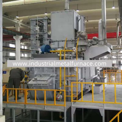 خرید 1000kg/h Natural Gas Aluminum Melting Furnace with 720℃ Temperature online manufacture