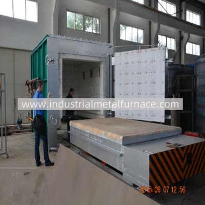 خرید افتتاح در طرف RT3-150-12 کوره درمان حرارتی نوع ترولی برای جوشاندن، خاموش کردن و نرمال کردن online manufacture