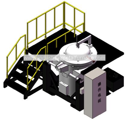 خرید کوره ذوب تلوریوم الکتریکی WDL-DGQ-600 با سیستم کج کننده هیدرولیکی تولید آنلاین