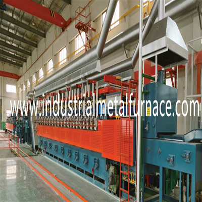خرید Chain Conveyor Stabilizing Rod Tempering Furnace Natural Gas Fired 150 Pcs/ H online manufacture