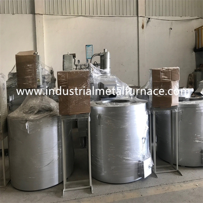 خرید کوره ذوب فلزات صنعتی شیب دار 500kg/H 1000KG القایی ذوب آلومینیوم online manufacture