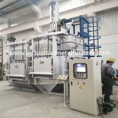 خرید 2000KG/H Continuous Gas Fired Industrial Aluminum Melting Furnace online manufacture