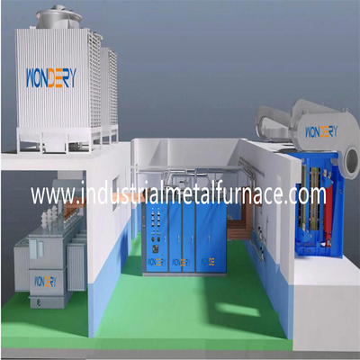 فرکانس برق فولدر ذوب صنعتی 50/60 هرتز زمان گرم کردن 0-999 دقیقه