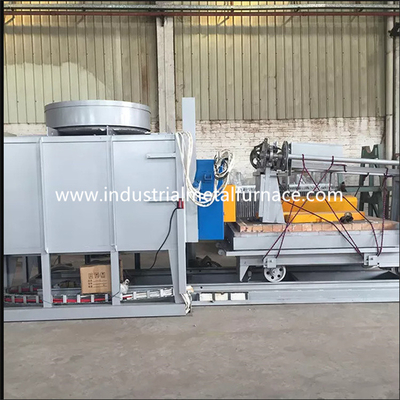 کوره عملیات حرارتی Bogie Hearth 1200 درجه نوع پایین خودرو برای قطعات فولادی ریخته گری