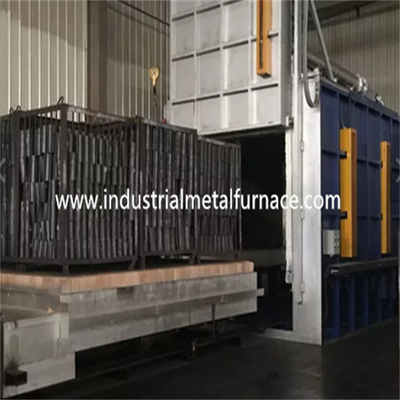 1400 ℃ کوره عملیات حرارتی الکتریکی کوره پایین ماشین برای شفت و ابزار 1500 × 800 × 800 میلی متر