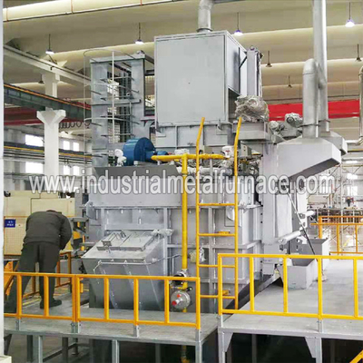 کوره ذوب آلومینیوم صنعتی 250kg/H با گاز پیوسته، کوره ذوب ضایعات آلومینیوم