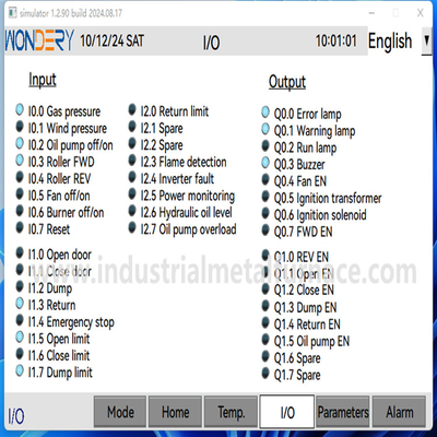فولتر 380V 3P 50ZH کنترل PLC کوره ذوب ساختاری آلومینیوم