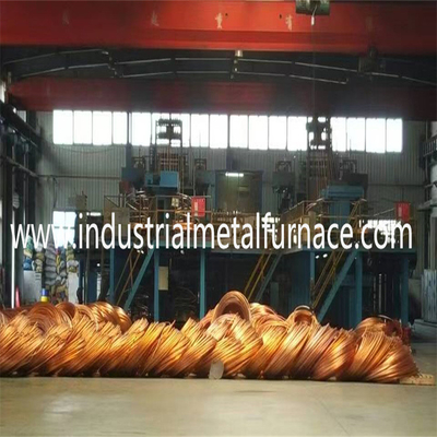 کوره ریخته گری الکتریکی 400KW تجهیزات ذوب کننده ای با خنک کننده هوا برای مس