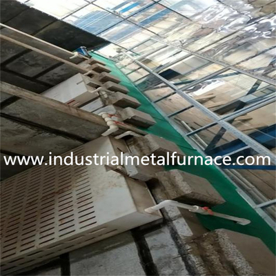 ساختار فولادی شکل U کوره گالوانیزهای گرم با طراحی کتل سفارشی و ضخامت کتل 50mm/60mm روی