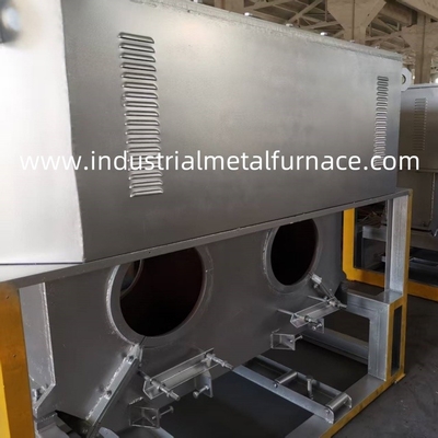90KW 2 اتاق صنعت گرانش ریختن فلز ذوب فرن حشره ای برای مس