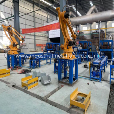 صنعت 5.5kg 6 محور اتوماتیک ربات آلومینیوم Ingot استیکینگ ماشین ریختن