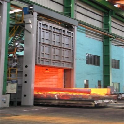 16*6*6m 60 Tons Gas-Fired Bogie Hearth Furnace with Low-NOx Combustion for Heat Treatment