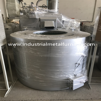 کوره ذوب گاز طبیعی 400 کیلوگرمی زماک 5 کروسیبل نوع ثابت