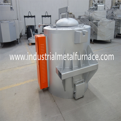 300kg/H نوع گودال کوچک صنعتی ذوب آلومینیوم کوره مقاومت الکتریکی 150KW